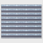 Christmas Stripe Muster Blue ID862 Geschenkpapier (Flach)