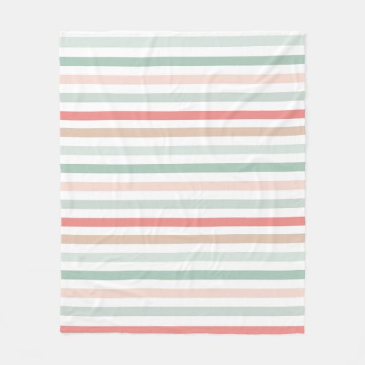 Christmas Stripes Fleecedecke (Vorderseite)