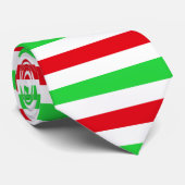 Christmas Stripes Neck Tie 2 Krawatte (Gerollt)