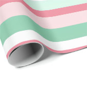 Christmas Stripes Pattern Geschenkpapier (Rolleneckpunkt)