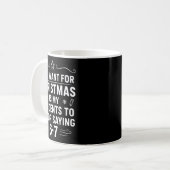 Christmas Students Saying 6-7 67 Six Seven Funny T Kaffeetasse (Vorderseite Links)