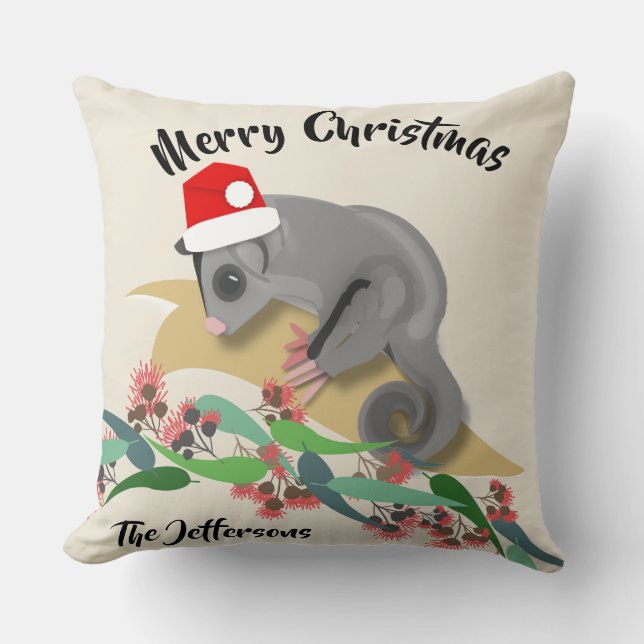 Christmas Sugar Glider Kissen (Vorderseite)
