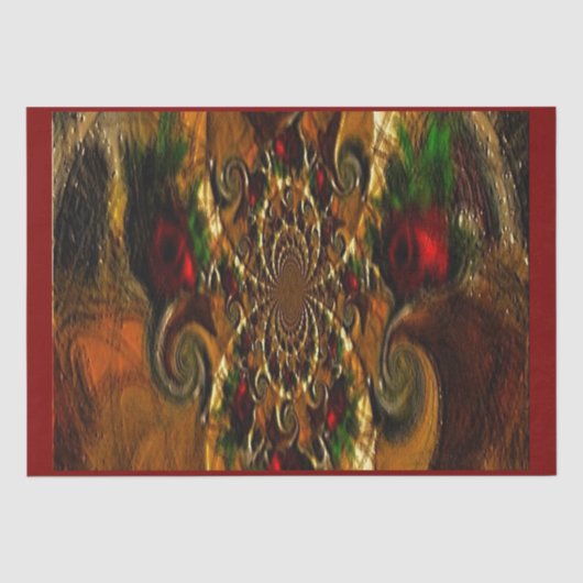 "Christmas Sun Catcher" - Gewebepapier Seidenpapier (Vorderseite)
