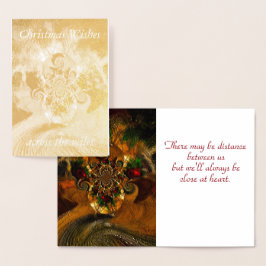 "Christmas Sun Catcher" Standard Foil Card Folienkarte