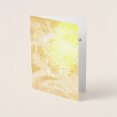 "Christmas Sun Catcher" Standard Foil Card Folienkarte (Vorderseite)