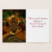 "Christmas Sun Catcher" Standard Foil Card Folienkarte (Innenseite)