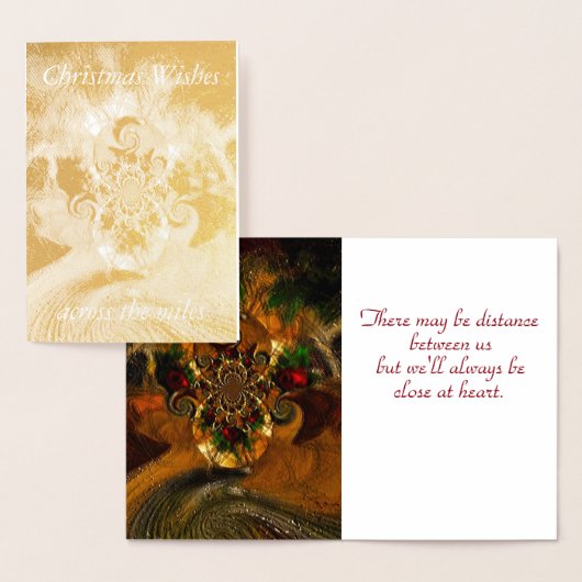 "Christmas Sun Catcher" Standard Foil Card Folienkarte (Anzeige)