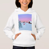 Christmas sunset hoodie (Vorderseite)