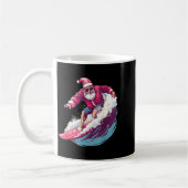 Christmas Surfing Santa Surfboarder Surf Lover Xma Kaffeetasse (Links)