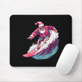Christmas Surfing Santa Surfboarder Surf Lover Xma Mousepad (Mit Mouse)