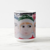 Christmas Surprise cute kids Mug Kaffeetasse (Mittel)