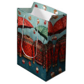 Christmas Sweater Gift Bag Mittlere Geschenktüte (Vorderseite Schrägansicht)