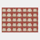 Christmas Sweater Nutcracker Monogram Geschenkpapier Set (Vorderseite)