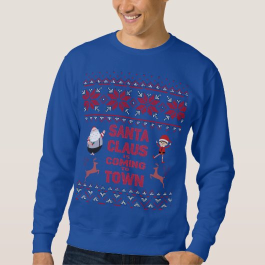 Christmas Sweatshirt - Santa Claus Design (Vorderseite)