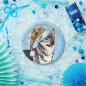 Christmas Swedish Vallhund Pappteller (Party)