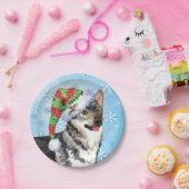 Christmas Swedish Vallhund Pappteller (Party)