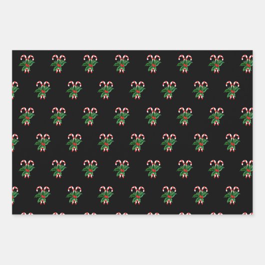 Christmas Sweet Leckereien Trio Geschenkpapier Set (Vorderseite)