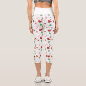 Christmas Sweets Customizable Capri Leggings (Rückseite)