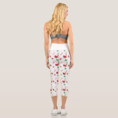 Christmas Sweets Customizable Capri Leggings (Rückseite)