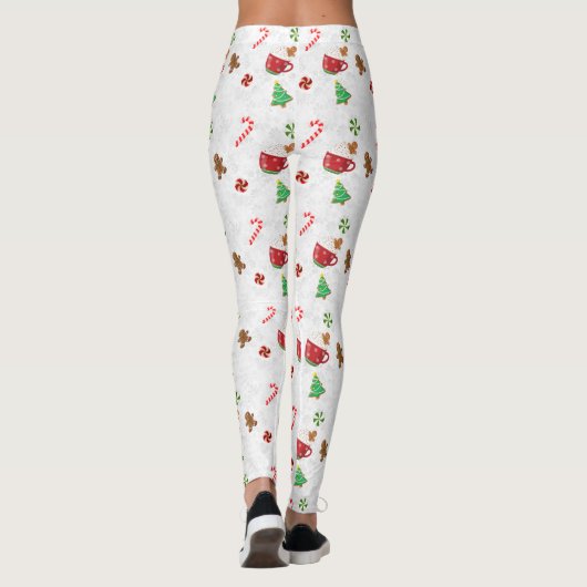Christmas Sweets Customizable Leggings (Rückseite)