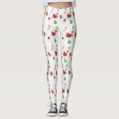 Christmas Sweets Customizable Leggings (Vorderseite)