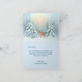 Christmas Sympathy Note Cardinal Memorial Holiday (Innenseite)