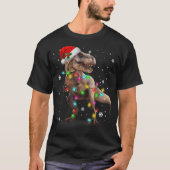 Christmas T-Rex Dinosaur Funny Holiday Shirt (Vorderseite)