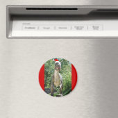 Christmas T-Rex Dinosaur Magnet (In Situ (Geschirrspüler))