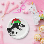 Christmas T-Rex Pappteller (Party)