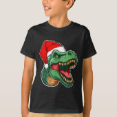 Christmas T-rex T-Shirt (Vorderseite)