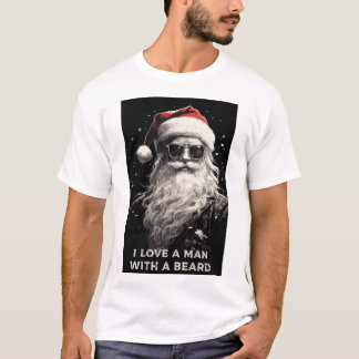 CHRISTMAS T - SHIRT: "ICH LIEBE EINEN MANN MIT EIN T-Shirt