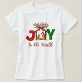 christmas t-shirt joy to the world (Design vorne)