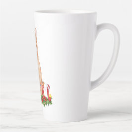 Christmas Tabby Cat Watercolor Milchtasse