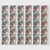 Christmas Tabby Kittens Geschenkpapier (Flach)
