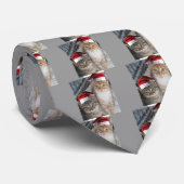 Christmas Tabby Kittens Krawatte (Gerollt)