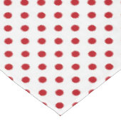 Christmas Tableclout Red Polka Dot Punkt Poka Tischdecke (Schrägansicht)
