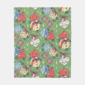 CHRISTMAS TABLETOP GAMING DICE PATTERN FLEECEDECKE (Vorderseite)