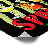 Christmas Tail Drinking Holiday Srits Tis The Seas Poster (Ecke)