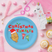 Christmas Tamales Pappteller (Party)