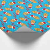 Christmas Tamales Pattern Geschenkpapier (Ecke)