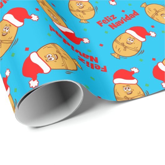 Christmas Tamales Pattern Geschenkpapier (Rolleneckpunkt)