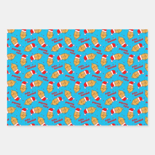 Christmas Tamales Pattern Geschenkpapier Set (Vorderseite 3)