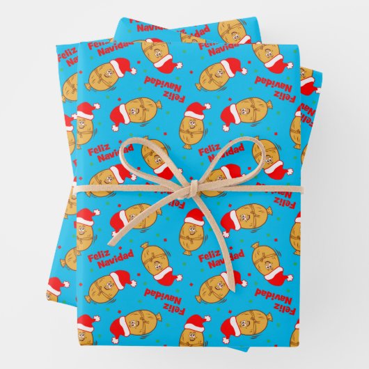 Christmas Tamales Pattern Geschenkpapier Set (Beispiel)