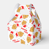 Christmas Tamales Pattern Geschenkschachtel (Rückseite)