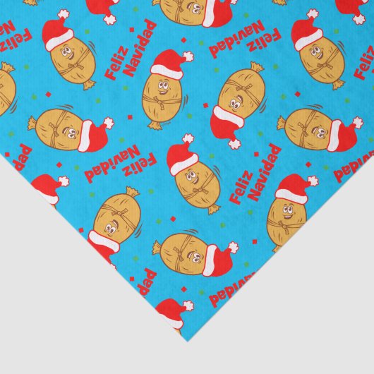 Christmas Tamales Pattern Seidenpapier (Ausschnitt)