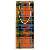 Christmas Tartan Clan Murray Orange Kariert Geschenktüte Für Weinflaschen (Rückseite)