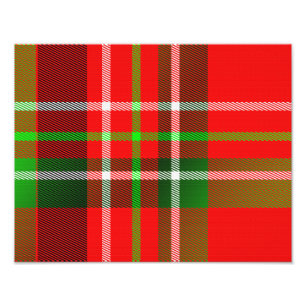 Christmas Tartan Pattern Fotodruck