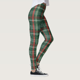 Christmas Tartan Plaid Leggings – Festive Women’s 