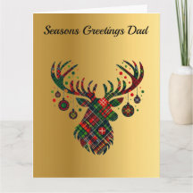 Christmas Tartan Stag Custom