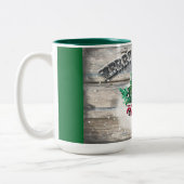 CHRISTMAS TASSE VINTAGER ROTER LKW (Links)